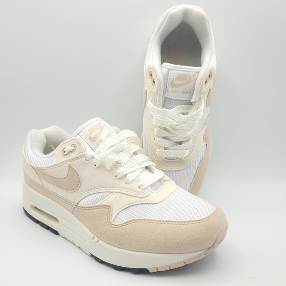 Nike Shoes - Nike Air Max 1 Sneakers Womens 6.5 Sanddrift Beige DZ2628-101 Suede Mesh